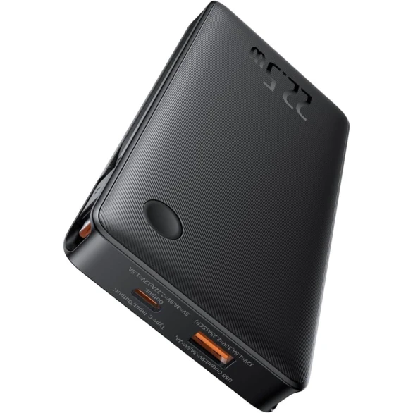 Внешний аккумулятор Baseus Airpow Lite 12000 mAh, Черный Внешний аккумулятор Baseus Airpow Lite 12000 mAh, Черный