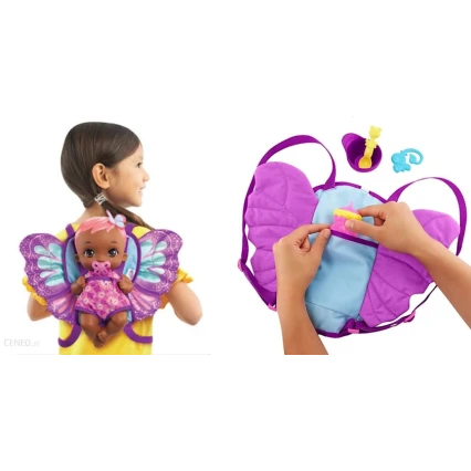 Переноска для кукол Mattel My Garden Baby On the Fly 2in1 HBH45, разноцветные Переноска для кукол Mattel My Garden Baby On the Fly 2in1 HBH45, разноцветные