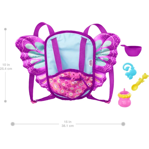 Переноска для кукол Mattel My Garden Baby On the Fly 2in1 HBH45, разноцветные Переноска для кукол Mattel My Garden Baby On the Fly 2in1 HBH45, разноцветные