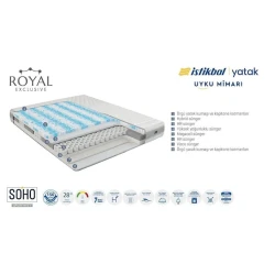 Матрас Istikbal Royal Exclusive, 160 x 200 x 28 см, белый