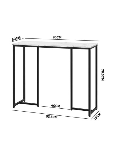 Konsol Marina 3563_M5KonsDC, LDSP, qəhvəyi, 78.5x30x95 sm - 3563_M5KonsDC