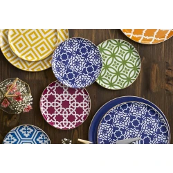 Набор для завтрака Porland Morocco 04AP021368, 24 предмета, на 6 персон, фарфор, разноцветный