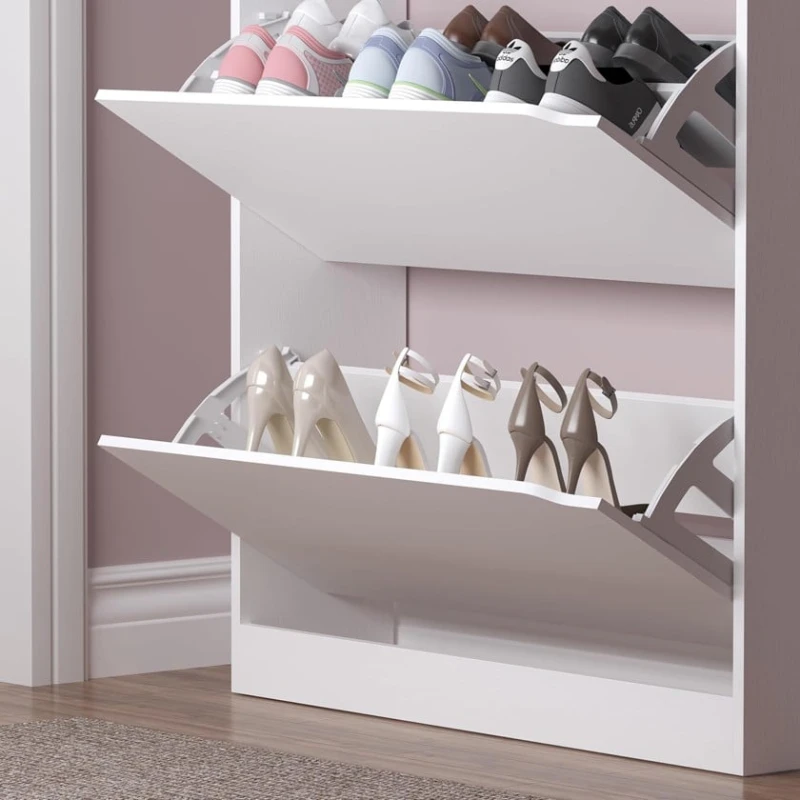 Тумба для обуви Art Mebel 32, ламинат, белая, 110х50х30 см Тумба для обуви Art Mebel 32, ламинат, белая, 110х50х30 см