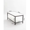 Журнальный стол 42x45x90 см, ЛДСП, белый Журнальный стол 42x45x90 см, ЛДСП, белый