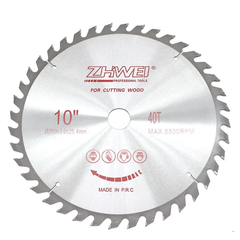 Пильный диск по дереву Zhwei ZWE0117, 250x3x30 мм