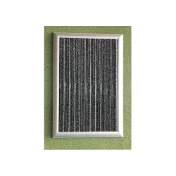 Коврик придверный Sercan, 49х69 см, полипропилен, серый