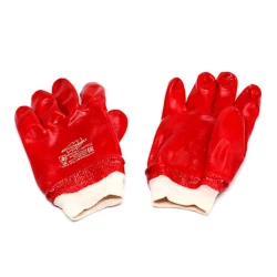 İş əlcəyi TM.04917, PVC, qırmızı