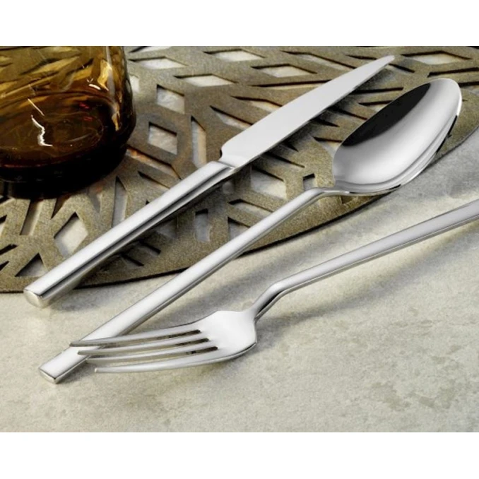 Набор столовых приборов Porland Doğa, серебристый, 20/21/16 см, на 6 персон, 24 предметов