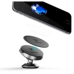 Avtomobil üçün telefon tutacağı Baseus Small Ears Series Magnetic Bracket, Qara
