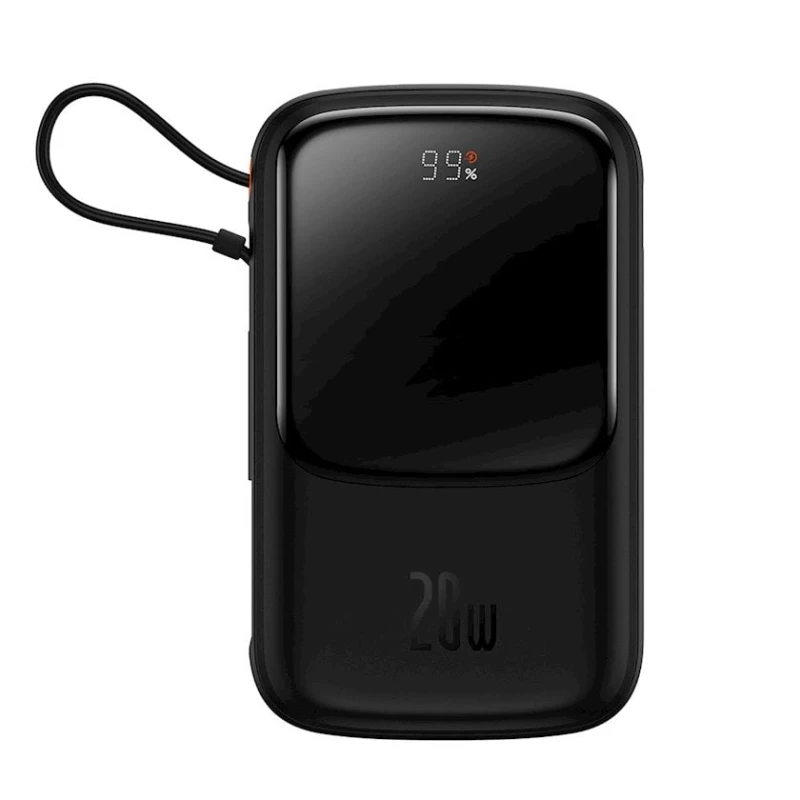Внешний аккумулятор Baseus Qpow Pro Digital Display 10000 mAh Black