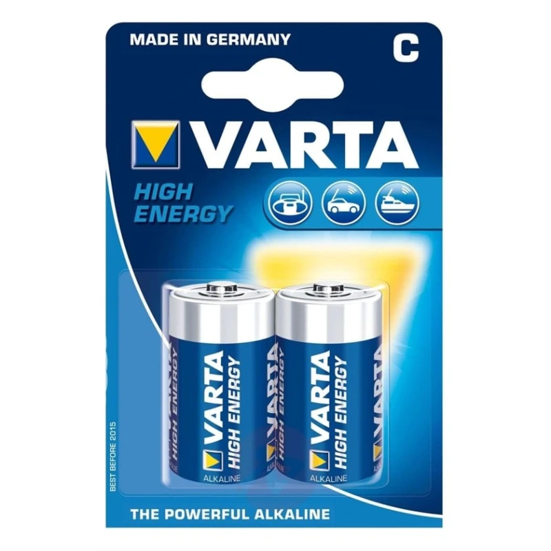 Батарейка Varta С High Energy 4914 LR14, 2 шт Батарейка Varta С High Energy 4914 LR14, 2 шт