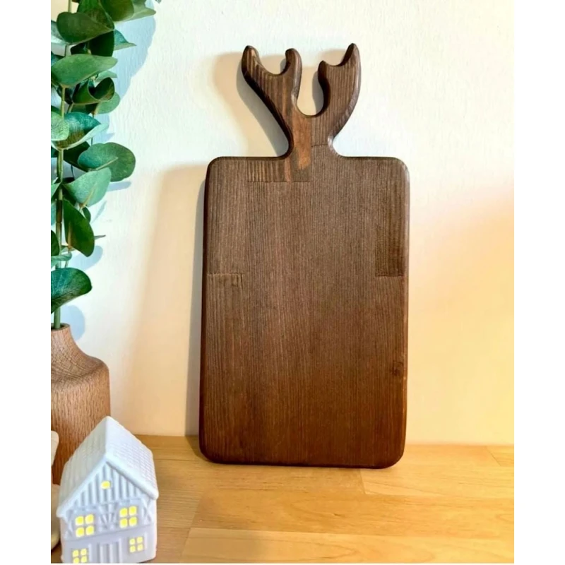 Разделочная доска MH38341, 16х36 см, коричневая