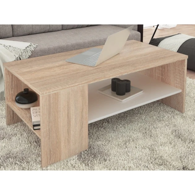 Журнальный столик 3563_M3JurStolVitrWhson 110х56х45 см