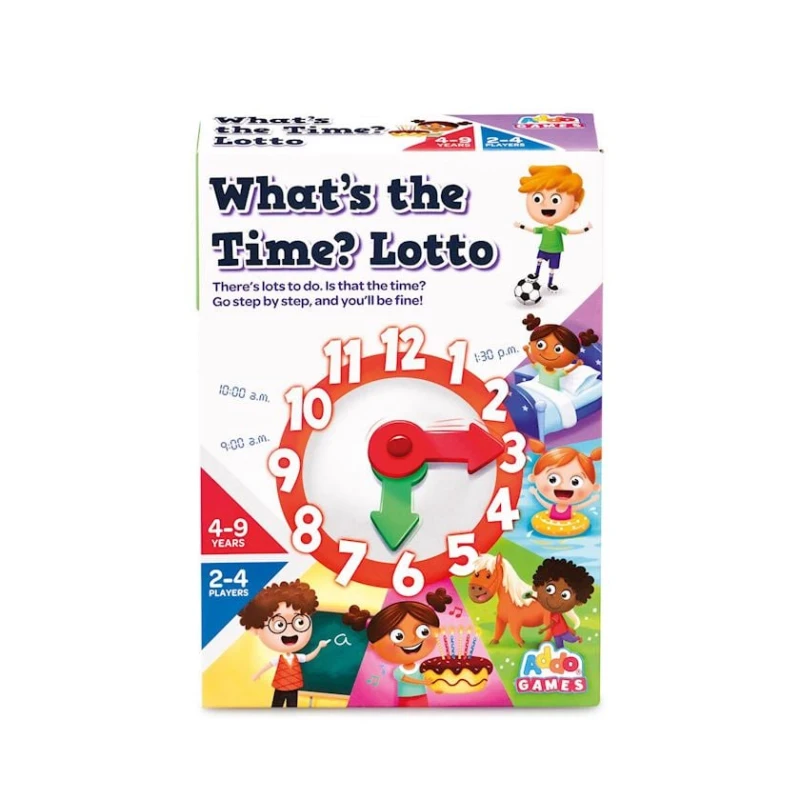 Развивающая игра Addo Play LTD Ag Ag Whats The Time Lotto 313-11109-B, 4+ лет