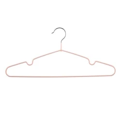 Набор вешалок для одежды Miniso Anti-slip, пластик/сталь, 10 шт, розовый