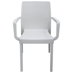 Пластиковый стул Starlux Napoli, белый, 54x84.5x51 см