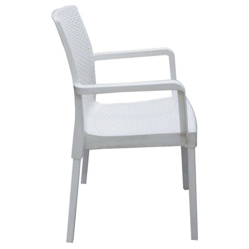 Plastik stul Starlux Napoli, ağ, 54x84.5x51 sm Plastik stul Starlux Napoli, ağ, 54x84.5x51 sm