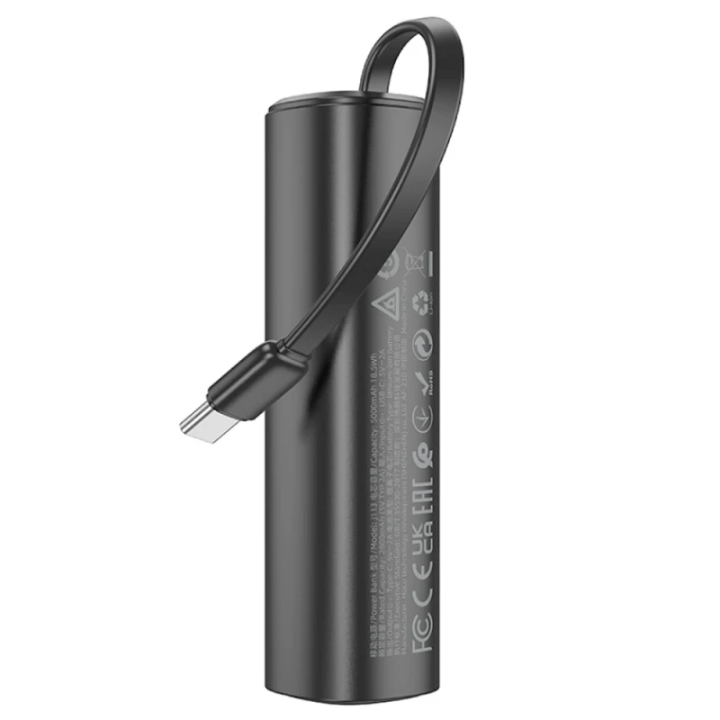 Внешний аккумулятор Hoco J113 5000 mAh, Black Внешний аккумулятор Hoco J113 5000 mAh, Black