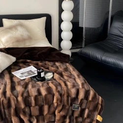 Покрывало MiraNova CTS-365, коричневое, 200х230 см Покрывало MiraNova CTS-365, коричневое, 200х230 см