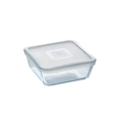 Форма для запекания Pyrex Cook&Store, с крышкой, стекло, прозрачная, 15x15 см, 850 мл