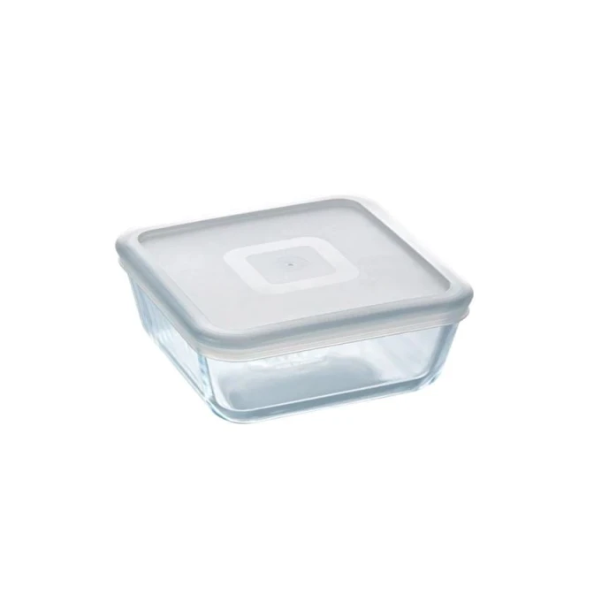 Форма для запекания Pyrex Cook&Store, с крышкой, стекло, прозрачная, 15x15 см, 850 мл