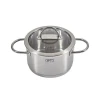 Кастрюля Gipfel Signo 1360, нержавеющая сталь, 16 см, 1.5 л Кастрюля Gipfel Signo 1360, нержавеющая сталь, 16 см, 1.5 л