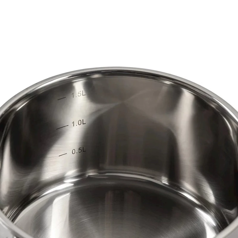 Кастрюля Gipfel Signo 1360, нержавеющая сталь, 16 см, 1.5 л Кастрюля Gipfel Signo 1360, нержавеющая сталь, 16 см, 1.5 л