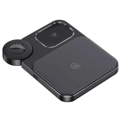 Беспроводное зарядное устройство USAMS US-CD190 3 in 1, Black Беспроводное зарядное устройство USAMS US-CD190 3 in 1, Black