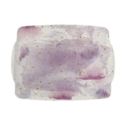 Поднос Porland Cosmos 04STY007202, меламин, розовый/белый, 41 см Поднос Porland Cosmos 04STY007202, меламин, розовый/белый, 41 см