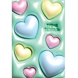 Блокнот Проф-Пресс Тренд Тетрадь Сердечки, А5, 40 листов
