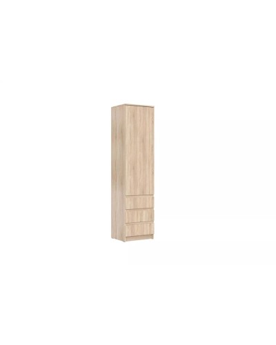 Şkaf Art Mebel 35, laminat, qəhvəyi, 210x60x45 sm