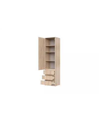 Şkaf Art Mebel 35, laminat, qəhvəyi, 210x60x45 sm