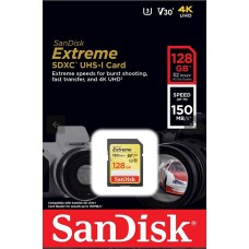 Yaddaş kartı SanDisk 128GB Extreme SDXC UHS-I Card