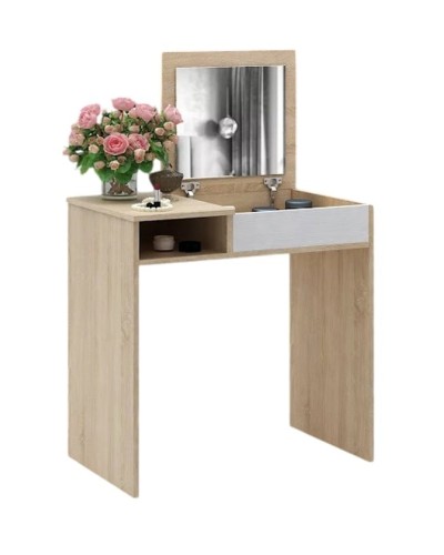 Makiyaj masası Art Mebel 36, laminat, 75x75x45 sm, sonoma