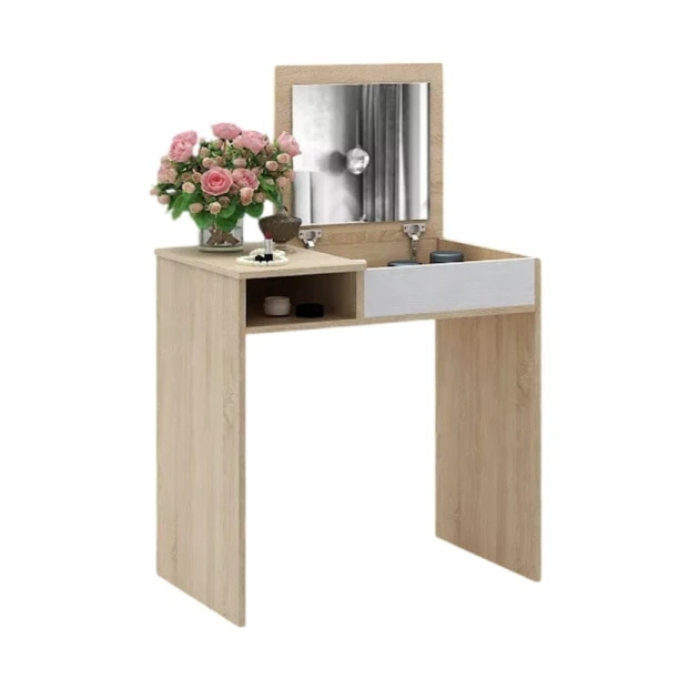 Туалетный столик Art Mebel 36, ламинат, 75x75x45 см, сонома