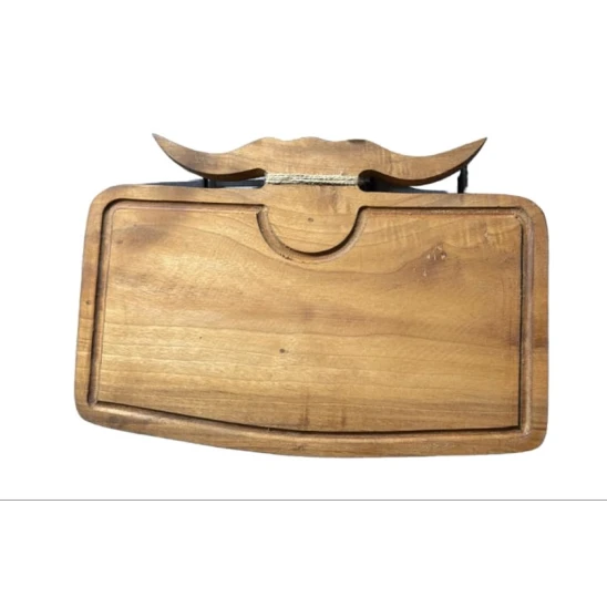 Тарелка для сервировки SLZ-589, прямоугольная, дерево, коричневая