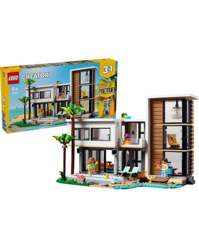Konstruktor LEGO Modern House V29 31153, 9+ yaş, 939 hissə