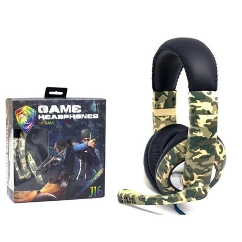 Наушники-гарнитура Headset Army J16 - Green