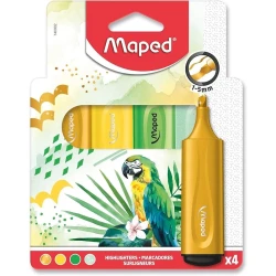 Набор текстовых маркеров Maped 740902, 4 шт