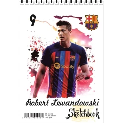 Блокнот Sketchbook Robert Lewandowski, A5, 30 листов