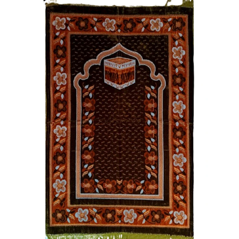 Коврик для намаза 013, коричневый