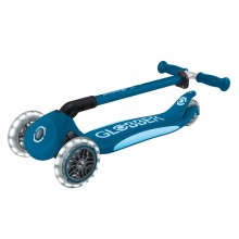 Uşaq samokatı Globber Primo Plus, mavi, qatlanan, 3 yaşdan