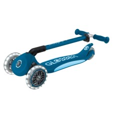 Uşaq samokatı Globber Primo Plus, mavi, qatlanan, 3 yaşdan