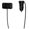 FM-transmitter Baseus S-16 T-Type FM Transmitter/Car Charger Black