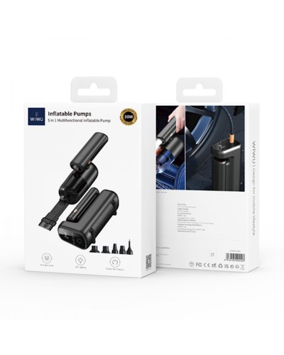 Компрессор Wiwu WI-AI002 5in1 Black (6976195092226)