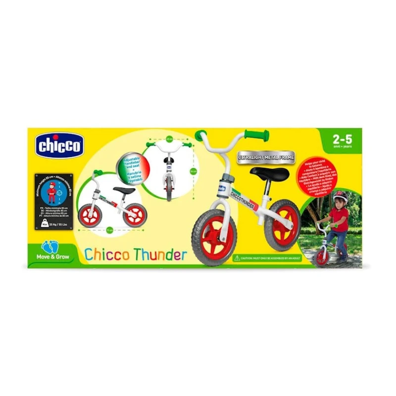 Беговел Chicco Thunder от 2 до 5-ти лет, 45x71x54 см