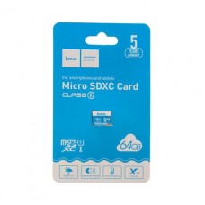 Yaddaş kartı Hoco 64GB MicroSDXC 10 Class Blue