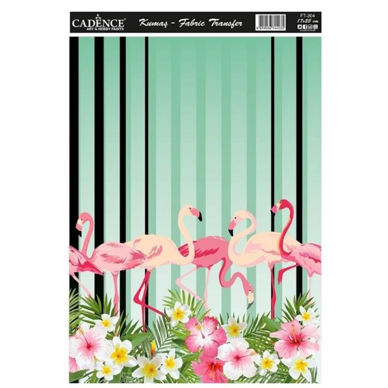 Parça üçün transfer Cadence Fabric Transfer FT-204, 17x25 sm Parça üçün transfer Cadence Fabric Transfer FT-204, 17x25 sm