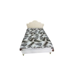 Одеяло Moon Star, 195x215 см, двуспальное, бамбук, коричневое/белое