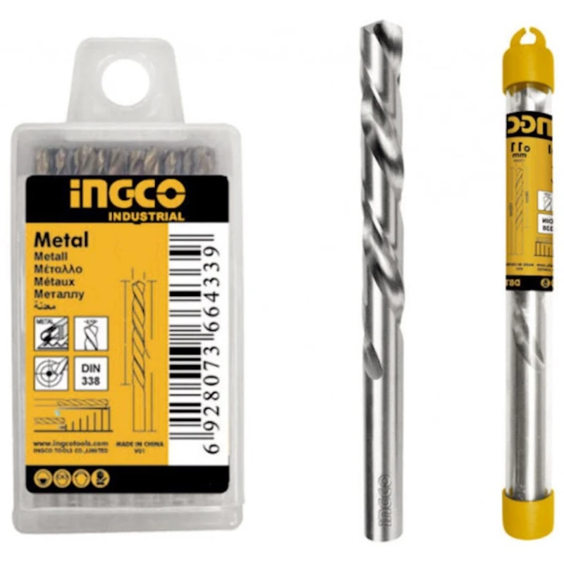 Сверло по металлу Ingco М2 HSS DBT1110801, 8x117х75 мм
